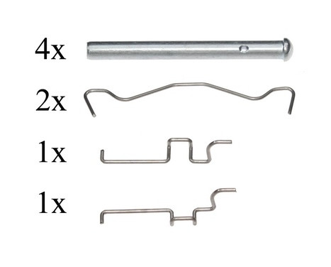 Accessory Kit, disc brake pads, Image 2