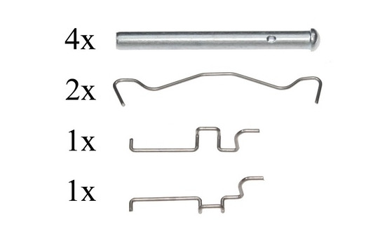 Accessory Kit, disc brake pads, Image 2