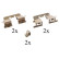 Accessory Kit, disc brake pads