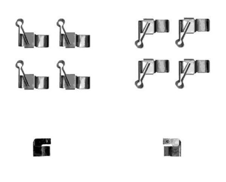 Accessory Kit, disc brake pads