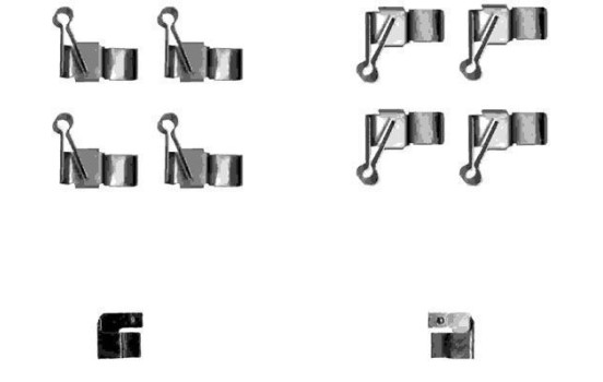 Accessory Kit, disc brake pads