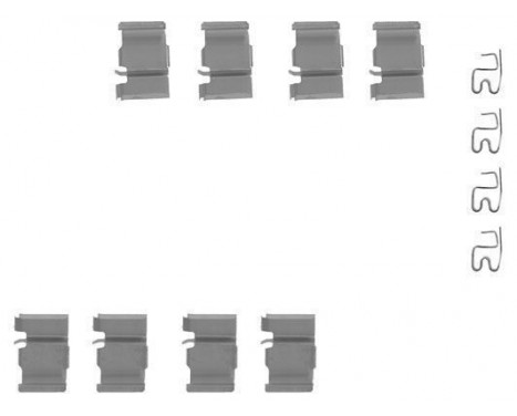 Accessory Kit, disc brake pads