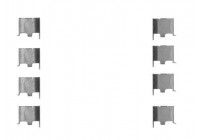 Accessory Kit, disc brake pads