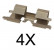 Accessory Kit, disc brake pads