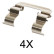 Accessory Kit, disc brake pads