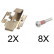 Accessory Kit, disc brake pads