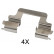 Accessory Kit, disc brake pads