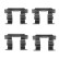 Accessory Kit, disc brake pads