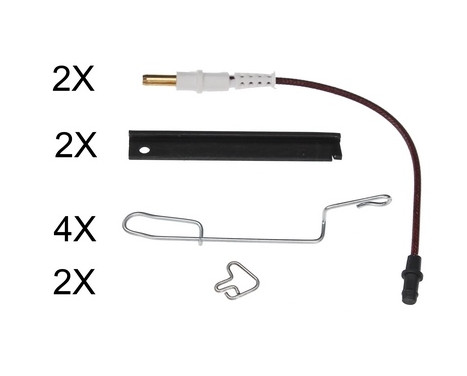 Accessory Kit, disc brake pads