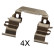 Accessory Kit, disc brake pads