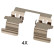 Accessory Kit, disc brake pads