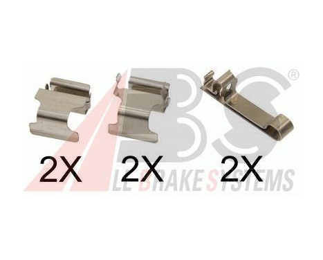Accessory Kit, disc brake pads, Image 2