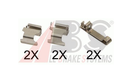 Accessory Kit, disc brake pads, Image 2