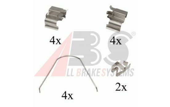 Accessory Kit, disc brake pads, Image 2