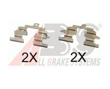 Accessory Kit, disc brake pads, Image 2