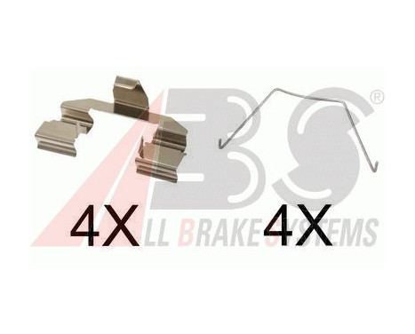 Accessory Kit, disc brake pads, Image 2