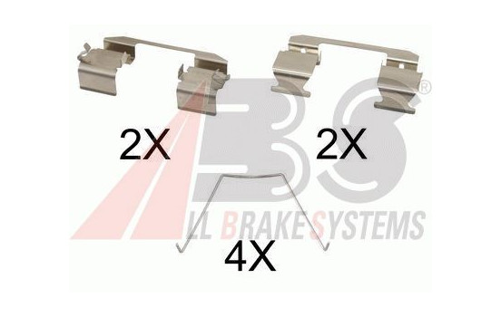 Accessory Kit, disc brake pads, Image 2