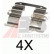 Accessory Kit, disc brake pads, Thumbnail 2