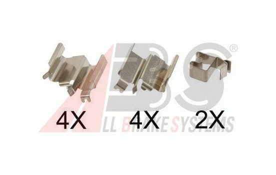 Accessory Kit, disc brake pads, Image 2