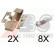 Accessory Kit, disc brake pads, Thumbnail 2