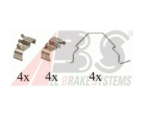 Accessory Kit, disc brake pads, Image 2