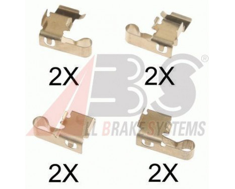Accessory Kit, disc brake pads, Image 2