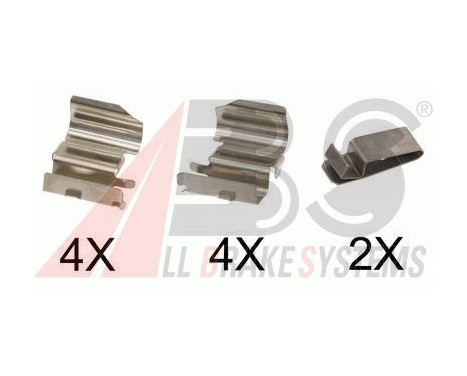Accessory Kit, disc brake pads, Image 2