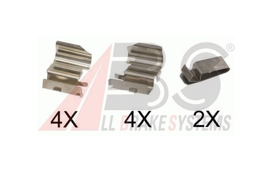 Accessory Kit, disc brake pads, Image 2