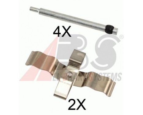 Accessory Kit, disc brake pads, Image 2