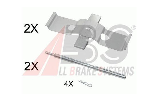 Accessory Kit, disc brake pads, Image 2