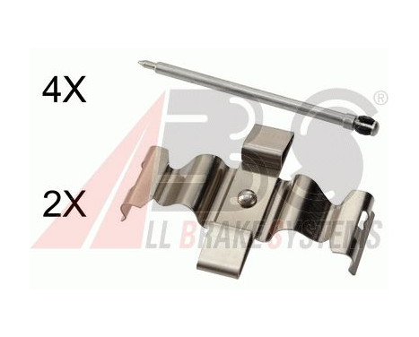 Accessory Kit, disc brake pads, Image 2