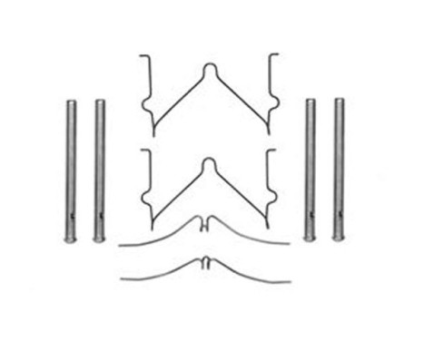 Accessory Kit, disc brake pads