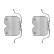 Accessory Kit, disc brake pads