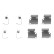 Accessory Kit, disc brake pads