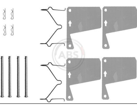 Accessory Kit, disc brake pads, Image 3