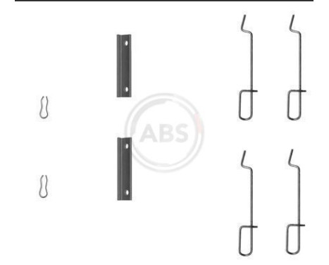 Accessory Kit, disc brake pads, Image 3