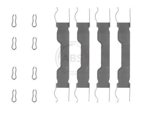 Accessory Kit, disc brake pads, Image 3