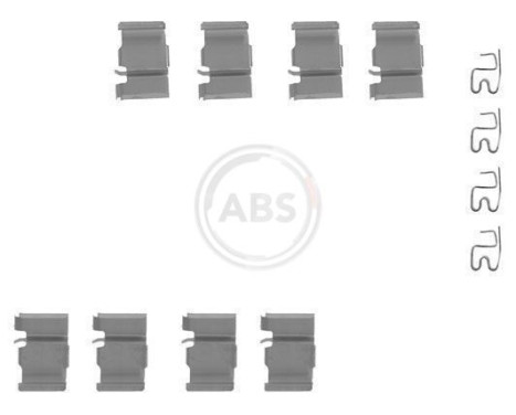 Accessory Kit, disc brake pads, Image 3