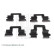 Accessory Kit, disc brake pads, Thumbnail 2
