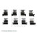 Accessory Kit, disc brake pads, Thumbnail 2
