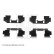 Accessory Kit, disc brake pads, Thumbnail 2 Accessory Kit, disc brake pads, Thumbnail 2