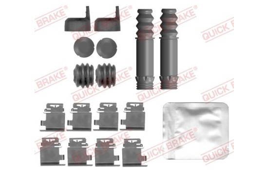 Accessory set, disc brake pad