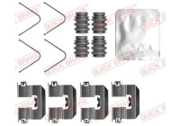 Accessory set, disc brake pad