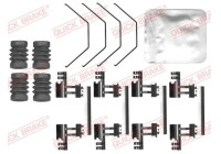 Accessory set, disc brake pad