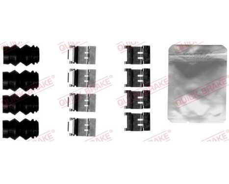 Accessory set, disc brake pad