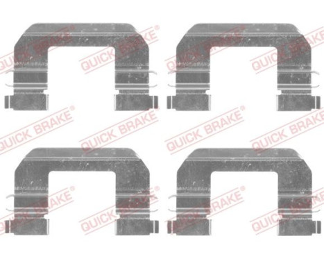 Accessory set, disc brake pad