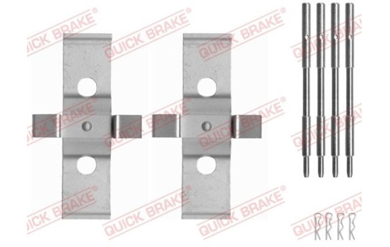 Accessory set, disc brake pad