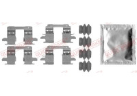 Accessory set, disc brake pad