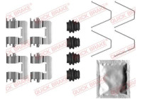 Accessory set, disc brake pad