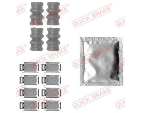 Accessory set, disc brake pad